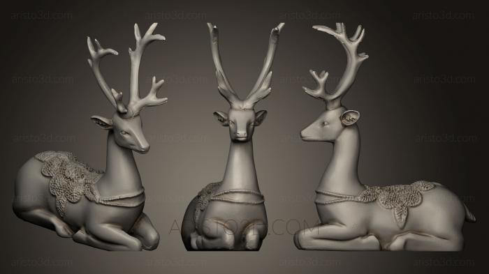 Animal figurines (STKJ_0524) 3D model for CNC machine